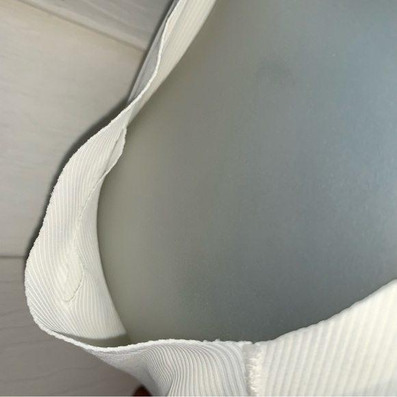 3 for $30 Lucky Brand White Sleeveless Crop Tank no padding! - Picture 4 of 6